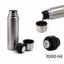 510427 Termo de acero inoxidable WLEKHOME con cierre de tapón de 1000 ml
