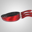 Kit 3 sartenes medidas diferentes aluminio con revestimiento de piedra RL-FM3 sa