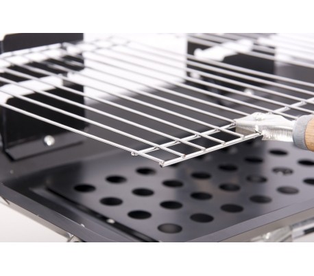 Barbacoa de mesa con dos parrillas 43 x 25 cm - mod. KALBARRI - BBQ COLLECTION