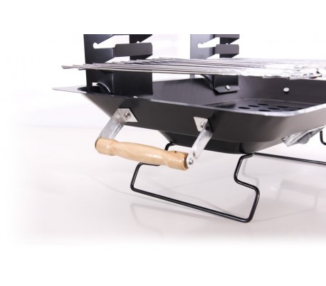 Barbacoa de mesa con dos parrillas 43 x 25 cm - mod. KALBARRI - BBQ COLLECTION