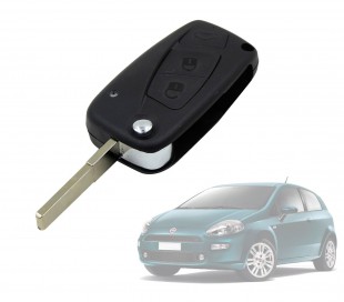 Carcasa para llave de coche con control remoto compatible con FIAT (3 botones)