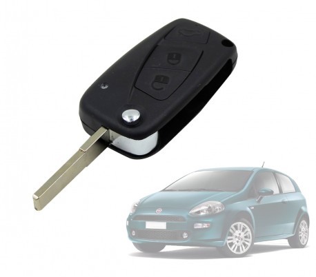 Carcasa para llave de coche con control remoto compatible con FIAT (3 botones)