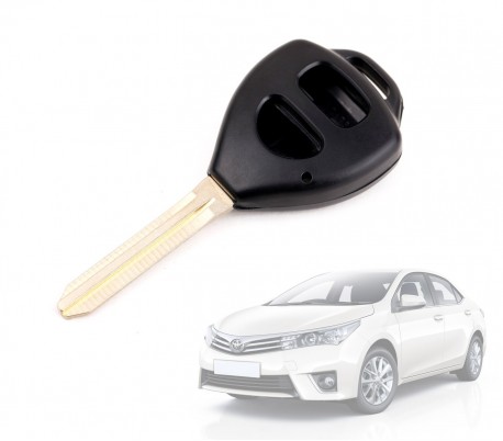  Carcasa para llave de coche con control remoto compatible con TOYOTA COROLLA 