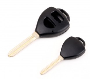  Carcasa para llave de coche con control remoto compatible con TOYOTA COROLLA 
