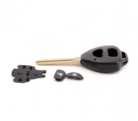  Carcasa para llave de coche con control remoto compatible con TOYOTA COROLLA 