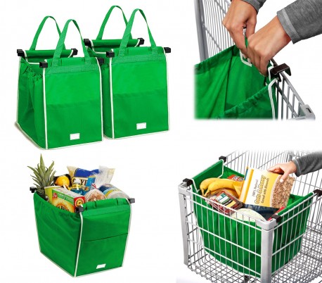 300162 Set de 2 bolsas para la compra reutilizables