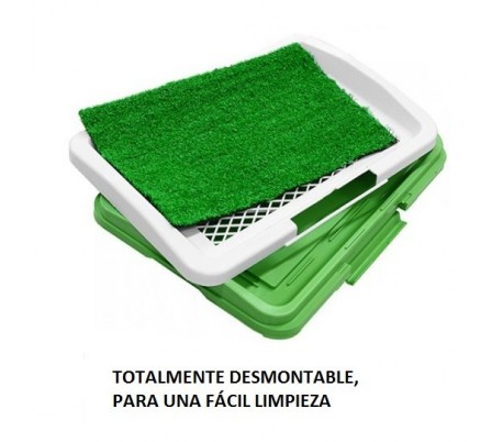 Inodoro de bandeja hecho de césped artificial para los cachorros POTTY PAD -