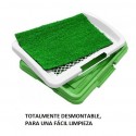 Inodoro de bandeja hecho de césped artificial para los cachorros POTTY PAD -