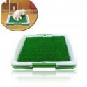 Inodoro de bandeja hecho de césped artificial para los cachorros POTTY PAD -