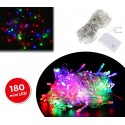 499296 Tira led de 180 guirnaldas efecto multicolor (cable transparente) 499296 Tira led de 180 guirnaldas efecto multicolor (cable transparente)