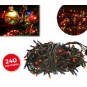 013546 Tira led de 240 guirnaldas efecto multicolor (cable verde) 013546 Tira led de 240 guirnaldas efecto multicolor (cable verde)