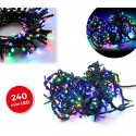 499623 Tira led de 240 guirnaldas efecto multicolor para exteriores