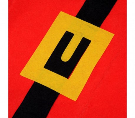 3035 Mantel navideño de 143cm con motivo de PAPA NOEL (redondo)