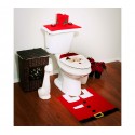 3036 Cojunto completo para el baño con motivo de Papa Noel