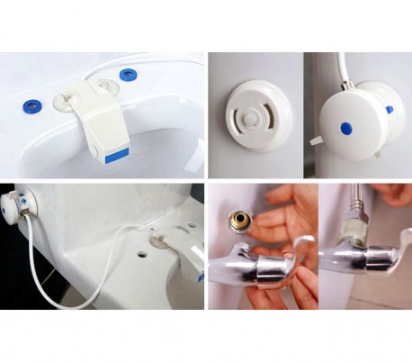 HS-B8110 Bidé externo al WC para la higiene íntima incluye regulador de Tº