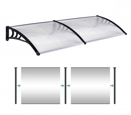 003452 Toldo de policarbonato para exterior 90x120cm