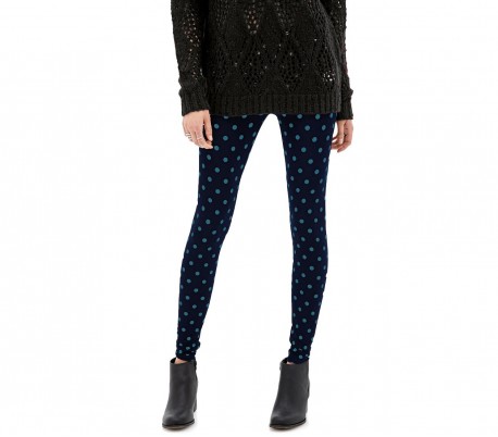 208041 Pack 3 leggings térmicos con lunares mod Kristal con interior de felpa