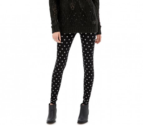 208041 Pack 3 leggings térmicos con lunares mod Kristal con interior de felpa