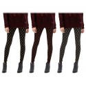 208041 Pack 3 leggings térmicos con lunares mod Kristal con interior de felpa 208041 Pack 3 leggings térmicos con lunares mod Kristal con interior de felpa