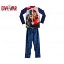 1723 Pijama de algodón para niños motivo Iron-man & Capitán América 6 a 12 años