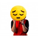 557315 Almohada emoticono motivo cara Triste de 30 cm ø