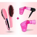 Set de peine iónico + difusor para secador para ondular el pelo 
