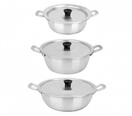 00746 Olla con orificios de aluminio NAPOLEON de 24 cm 