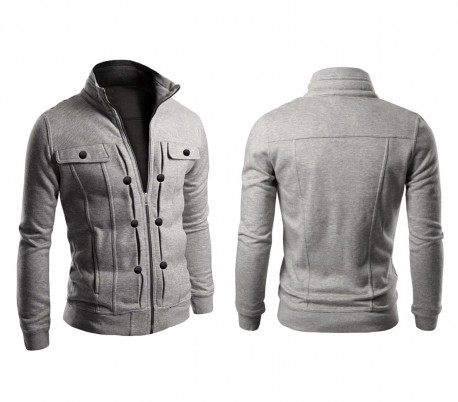 3401 Chaqueta de hombre mod. BLAKE con interior de felpa slim fit en tres colore