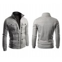 3401 Chaqueta de hombre mod. BLAKE con interior de felpa slim fit en tres colore