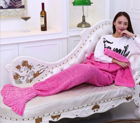 3402 Manta con forma de cola de sirena 180x100 cm