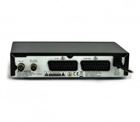 DEC 548 USB TDT para anchos de banda VHF y UHF doble EUROCONECTOR Majestic