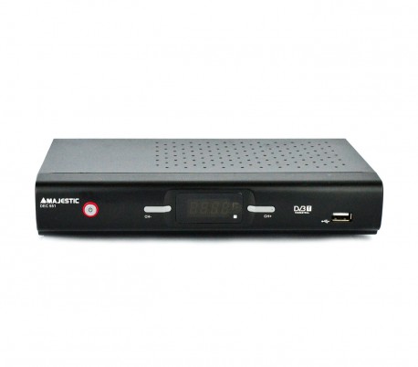 DEC 548 USB TDT para anchos de banda VHF y UHF doble EUROCONECTOR Majestic