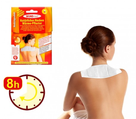 626572 Pack 2 parches de calor terapéutico térmico natural para la zona cervical