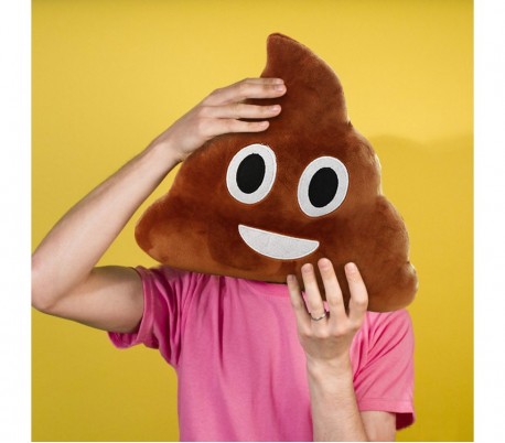 557317B Cojín almohada emoji mod.CACA 38 x 34cm Emoticonos