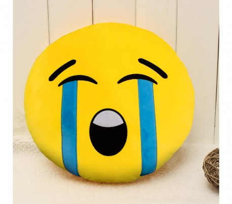 557317A Cojín emoticono almohada mod.Cara llorando 34 cm 