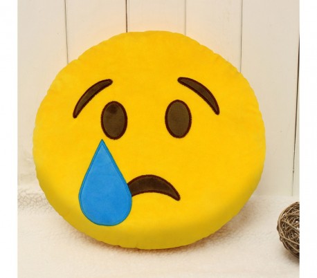 557317A Cojín emoticono almohada mod.Cara llorando 34 cm 
