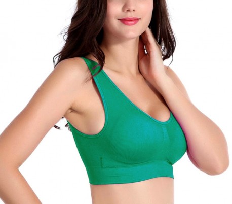 30005-12 Set 6 sujetadores deportivos moldeadores mod. MAGNOLIA copas de relleno