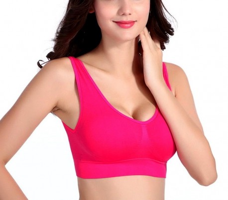 30005-12 Set 6 sujetadores deportivos moldeadores mod. MAGNOLIA copas de relleno