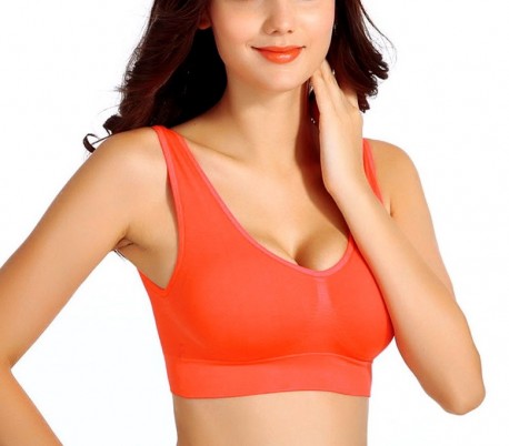 30005-12 Set 6 sujetadores deportivos moldeadores mod. MAGNOLIA copas de relleno