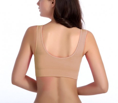 30005-12 Set 6 sujetadores deportivos moldeadores mod. MAGNOLIA copas de relleno