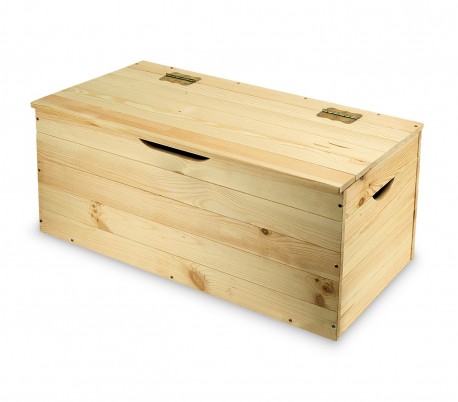 056493 Cajón madera de pino para almacenamiento de 14 mm 100x48x38 cm