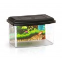 10636 Acuario de plástico rígido rectangular 5.5L con tapa 28x20x17 cm