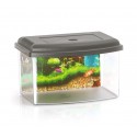 10636 Acuario de plástico rígido rectangular 5.5L con tapa 28x20x17 cm