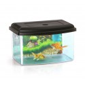 10636 Acuario de plástico rígido rectangular 5.5L con tapa 28x20x17 cm