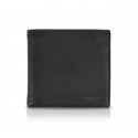 S09 Cartera negra para hombre CALVIN KLEIN de piel con porta monedas