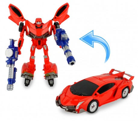 37749 Power robot transformable en coche con armas en dos colores