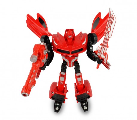37749 Power robot transformable en coche con armas en dos colores