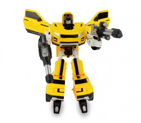 37749 Power robot transformable en coche con armas en dos colores