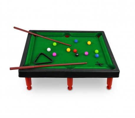 154615 Mini billar de juguete para niños con accesorios