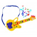 103855 Guitarra de juguete con luces predefinidas melodías y correa para hombro